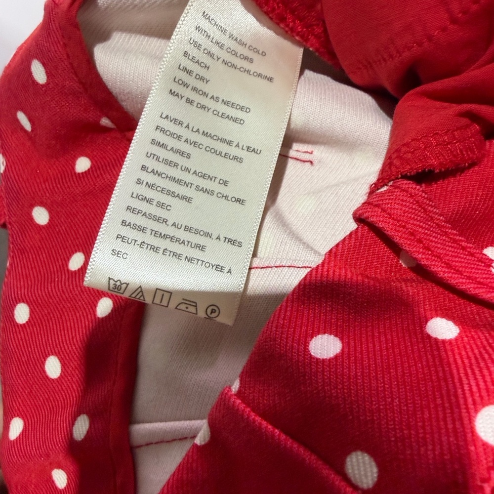 Free People Red and White Polka Dot Garment 10 - Picture 7 of 11